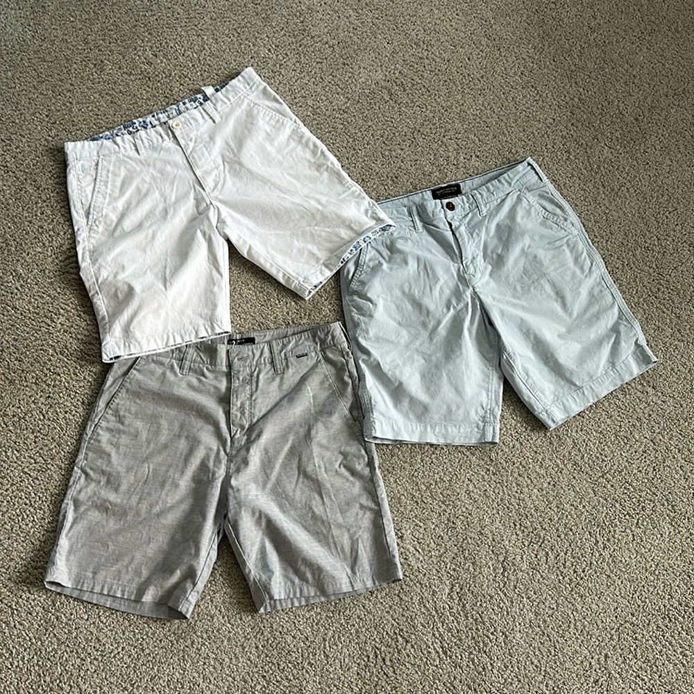 Three Men’s golf shorts
